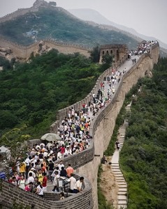 Crowds Of Tourists