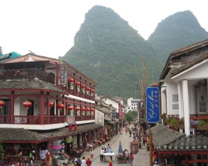 street view of Xi Lu foreigner street china travel tourists