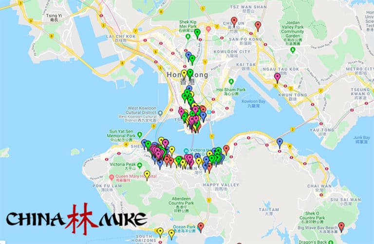 Hong Kong Tourist Map | Top Attractions, Transportation and More