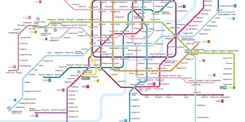 Shanghai Metro Map 2020