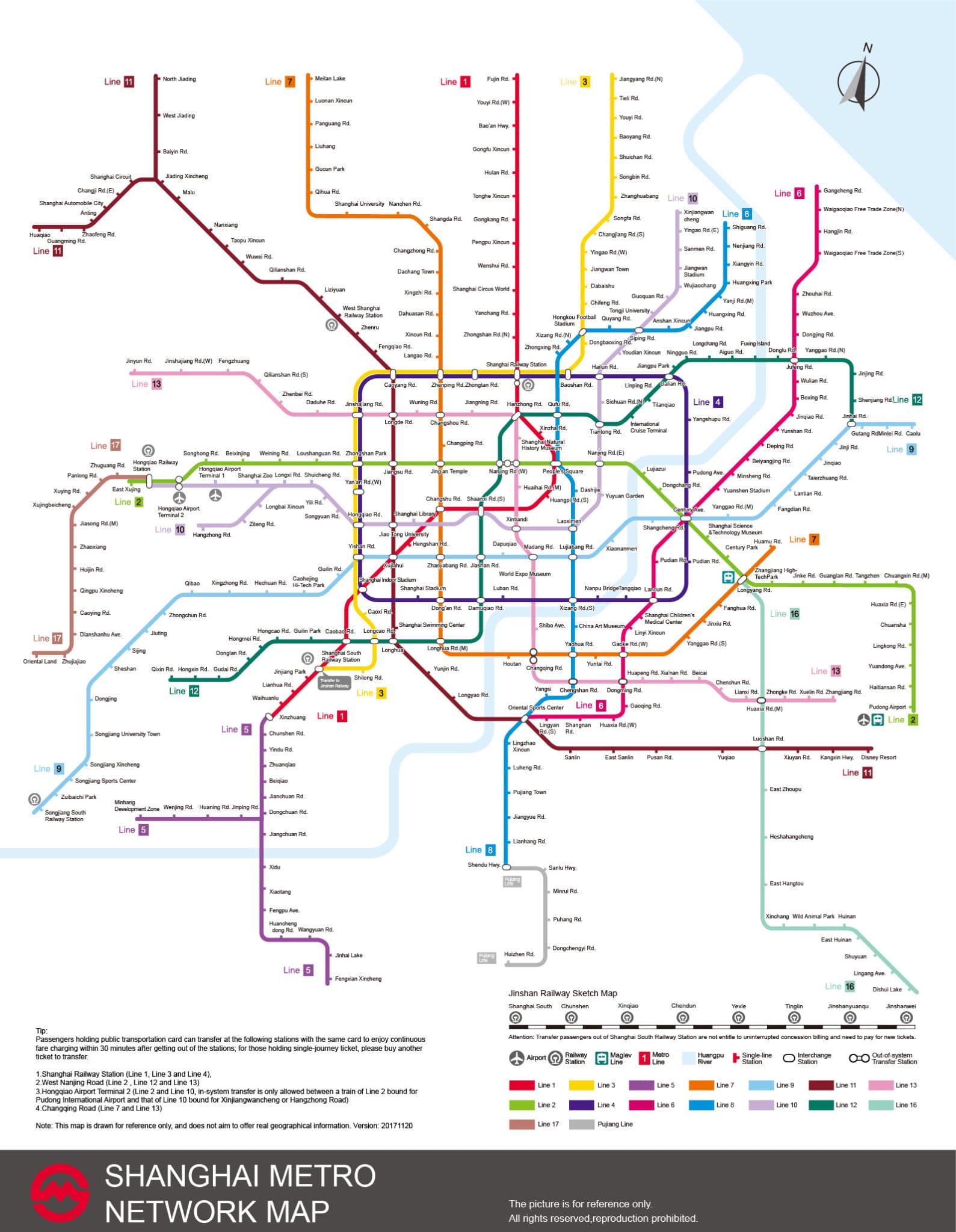 Shanghai Metro Map Scaled 